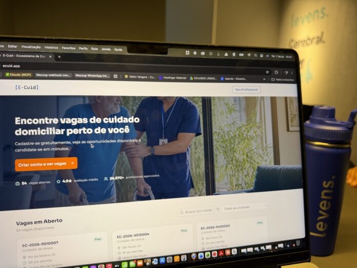 Sistema ECuid App - Vagas para Cuidadores de Idosos é um ecossistema B2B que oferece tecnologia, formação e certificação para empresas.