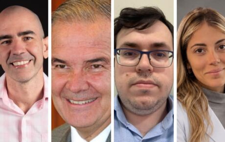 Médicos Marco Orsini, Acary Bulle Oliveira, Wladimir Bocca e a pesquisadora Eduarda Iennaco
